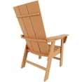 thumbnail image 3 of Shoreside Modern Curveback Adirondack Plastic Dining Chair, 3 of 9