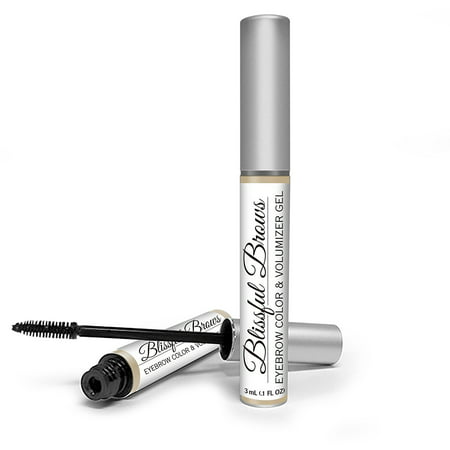 Blissful Brows by Hairgenics ? One Step Long Lasting Tinted Eyebrow Gel Infused with Fibers for Thick and Full Brows (Best Eyebrow Fiber Gel)