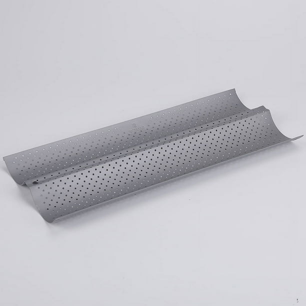 French Bread Baking Pan Nonstick Perforated Baguette Pan French Bread Walmart.ca