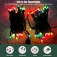 thumbnail image 4 of Red White Blue 4th of July Patriotic Day Decorations Lights 100 Count Mini String Lights with Green Wire for Outdoor Indoor Christmas ,Holiday,Party, Independence Day Decor,UL Certified (21feet), 4 of 10