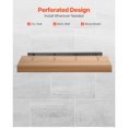 thumbnail image 6 of KFFKFF Floating Shelf Bracket 1 Pack, 230 lbs/104 kg Load Capacity, 46x6.2x3 inch / 1168.4x157.4x76.2 mm, Durable Hidden Shelf Support, Wall-Mounted Invisible Shelf Bracket, 6 of 9