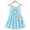 Blue, variant on Baby Girls Clothes Toddler Girls Polka Dots Dress 4T Girls Summer Dress 5T Girls Sundress Sleeveless Dress with Cute Bag Pink