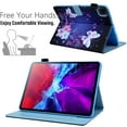 thumbnail image 4 of Dteck Case for iPad Pro 11-in. (M4) 2024 Release,Magnetic Leather Pattern Card Slots Wallet Smart Case Shockrpoof Rubber Kickstand Cover for iPad Pro 11" 2024,Fairy Butterfly, 4 of 8
