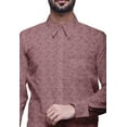 thumbnail image 2 of BESTMAN Cotton Formal Shirts For Men Slim Fit Printed Full Sleeve Shirts For Men, 2 of 5