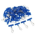 thumbnail image 4 of 50Pcs Fishing Swivels Line Sinker Slides Hook Clips Connector Swivels L + Snap, 4 of 8