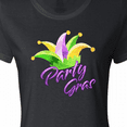 thumbnail image 4 of Inktastic Party Gras Mardi Gras Jester Hat Women's T-Shirt, 4 of 5