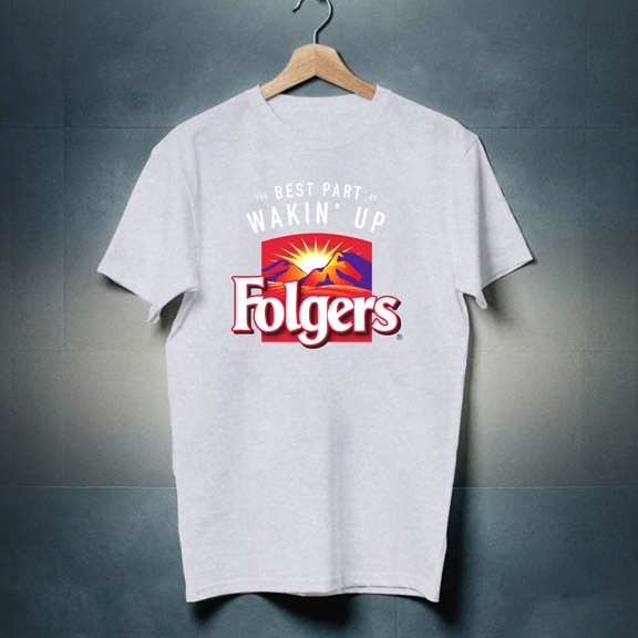 Folgers Coffee Drink Cool Fan T Shirt