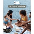 thumbnail image 2 of Bolsa táctica para almuerzo RalChyez 20L aislada de doble piso camuflaje OCP, 2 of 7