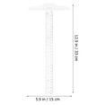 thumbnail image 3 of 2pcs 30cm T-Square Double Side Scale Plastic Measuring Tool T Shape Ruler for Drafting and General Layout Work (inch, cm), 3 of 8