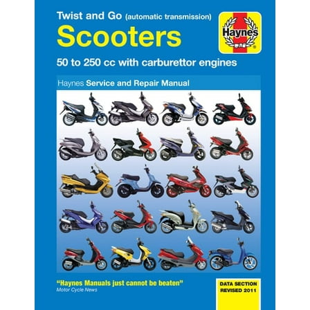 Pre-Owned Twist and Go (automatic transmission) 50-250cc Scooters Haynes Repair Manual ^