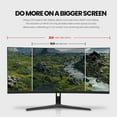 thumbnail image 3 of 30-inch 21:9 Ultrawide Curved Gaming Monitor, 100Hz WFHD 2560x1080 1500R VA Display, 120% sRGB, 3000:1 Contrast, FreeSync, HDMI/DP, Low Blue Light, Wall-Mounted/Tilt Adjustable, 3 of 8