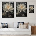 thumbnail image 4 of Designart "Delicate Intricacy White Flower wall art I" Abstract Botanicals Print on Natural Pine Wood, 4 of 5