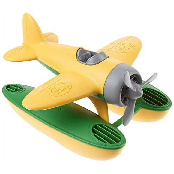 Green Toys Avion de Chasse Jaune CB4