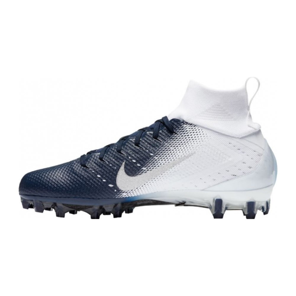 NEW Nike Vapor Untouchable Pro Football Cleats White/Navy Blue M - Walmart.com