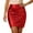 Red, variant on KHONTS Women's Sequin Skirt Sparkle Stretchy Bodycon Mini Skirts Night out Party White One Size