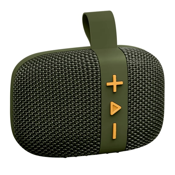 STUDIO PRO by FISHER ECO GO Waterproof Portable Bluetooth Speaker with FM Radio, SBT294, Green