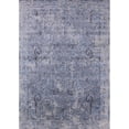 thumbnail image 1 of Ahgly Company Machine Washable Indoor Rectangle Industrial Modern Blue Gray Area Rugs, 4' x 6', 1 of 7