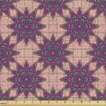thumbnail image 2 of Ambesonne Bohemian Fabric by the Yard Upholstery, Flower Sun Flourishing, 5 Yards, Pink Violet and Rose, 2 of 5