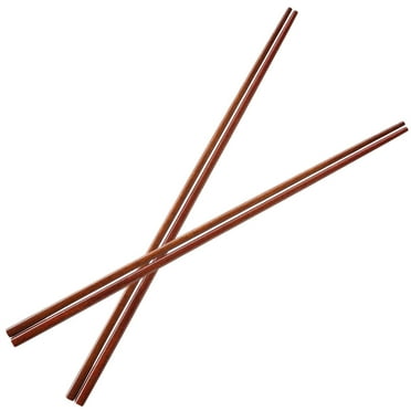 2 Pairs of Wooden Noodles Chopsticks Kitchen Cooking Chopsticks Frying Chopsticks