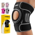 thumbnail image 1 of Rodillera CAMBIVO Elite Motion Series para mujer y hombre con estabilizadores laterales, rodillera rotuliana para desgarro de menisco, soporte para aliviar el dolor de rodilla, correr, baloncesto y ha, 1 of 5