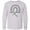AC-Heather Grey, variant on Inktastic Parkinson's Awareness Ribbon Rainbow Long Sleeve Youth T-Shirt