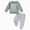 Light Green, variant on HFHAPW Toddler Baby Boy Fall Outfits Letter Print Crewneck Long Sleeve Sweatshirt Pants Set Baby Boy Winter Clothes 0 6 12 18 24 Months 2T 3T 4T 5T 6T 7T 8T 9T(Brown,6-12 M)