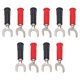 thumbnail image 4 of 10 Uds. Conectores de cable de pala de horquilla Material DE LATÓN DE PVC 8mm/0,3 pulgadas Y tipo 4mm/0,2 pulgadas agujero tipo U conector Banana 30Vac?60Vdc, 4 of 8