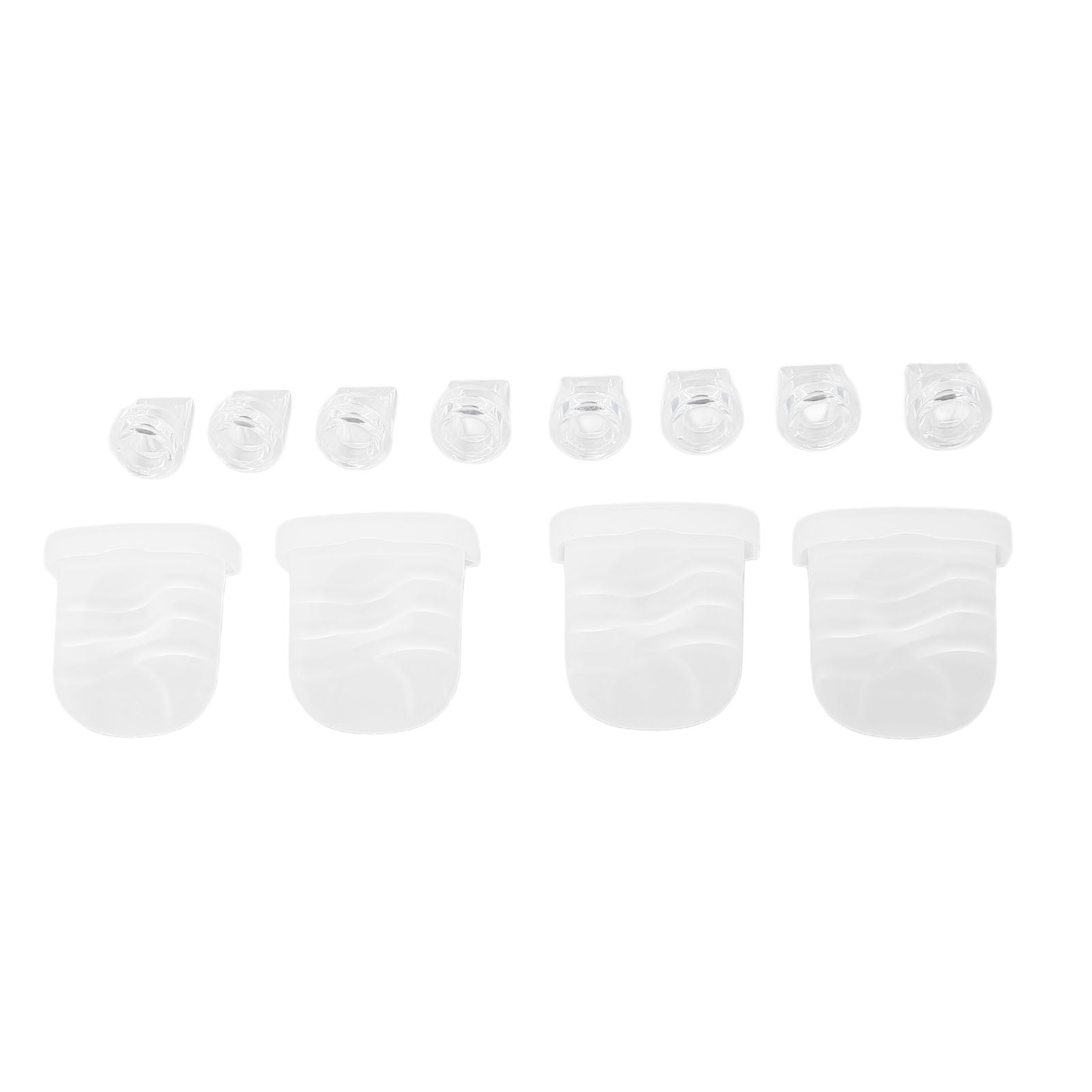 Yajisi 12-Piece Breast Pump Parts Compatible with S32 - 8 Duckbill Valves & 4 Silicone Diaphragms