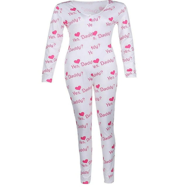 Pyjama une Pièce pour Femmes Imprimé Dessins Animés Combinaison
