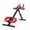 red, variant on Adjustable Ab Machine for Stomach Workout, Core Workout Equipment for Home Gym, Ab Trainer with 2 Incline & 5 Height Levels, Knee & Elbow Protection, 440LBS, LCD Display, Foldable