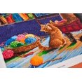 thumbnail image 5 of DIAMOND ART CLUB Kittens and Fish Tank Diamond Painting Kit, 5 of 7