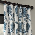 thumbnail image 3 of Duchess Blue Printed Cotton Twill Curtain (1 Panel), Duchess Blue, 50W X 120L, 3 of 6