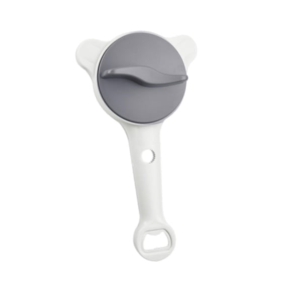 predolo Ouvre-Bocal Dissolvant Ouvre-Bouteille Outil de Retrait du Couvercle de Bouteille pour Mains Faibles Personnes Âgées Gris