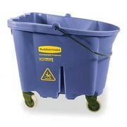 RUBBERMAID WaveBrake Mop Bucket, 35 Quart, Blue FG757088BLUE