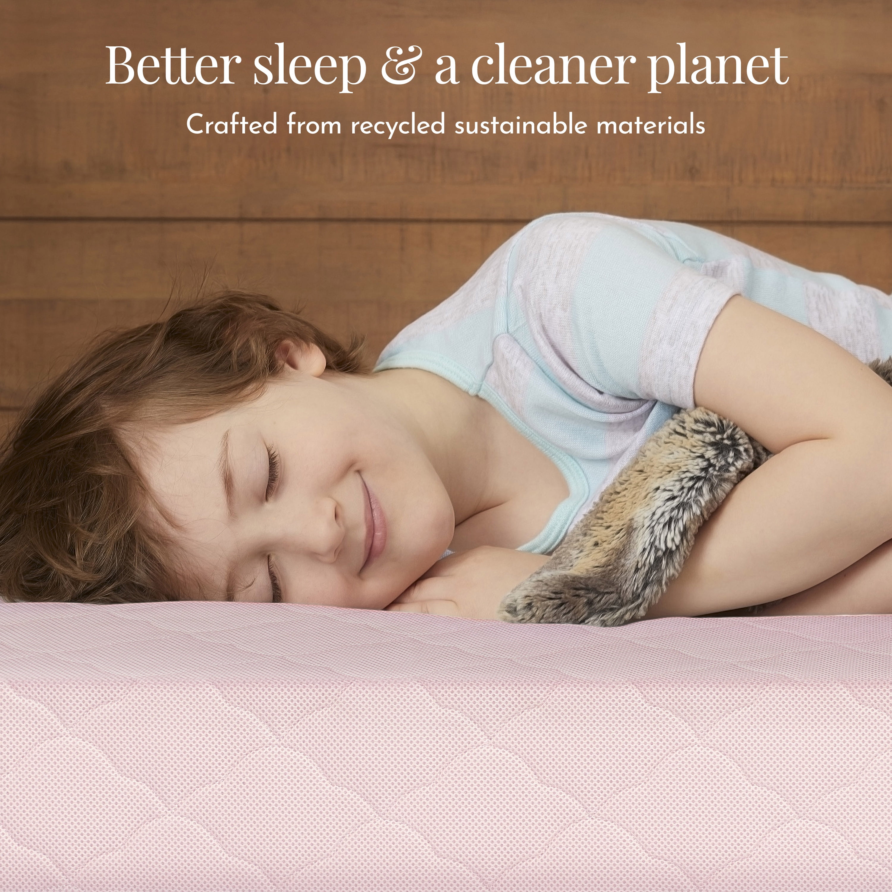Evolur Wondernap 2 in 1 Full-size Crib Mattress, Pink