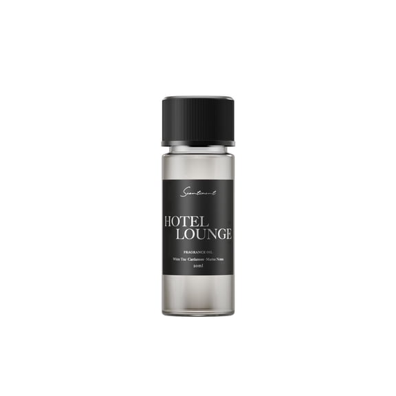 Scentiment Hotel Lounge Diffuser Oil – 20ml | Aromatherapy Home Fragrance | Notes of White Tea, Bergamot, Orange Blossom & Amber | 5-Star Hotel Inspired Scent