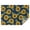 Blue Sunflower Leaf, variant on Black Sunflower Pattern Rectangle Tablecloth 60"x84",Waterproof Polyester Rectangle Table Cloth, Wipeable Spillproof Polyester Tablecloth for Dining, Camping, Indoor and Outdoor