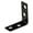 Black, variant on 115BC 1-1/2" x 5/8" Corner Brace - Zinc