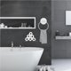 thumbnail image 3 of Cateissary Estante flotante soporte de papel higiénico placa de pareja estante moderno rollo de montaje en pared organizador de pañuelos cocina Almacenamiento y organización del hogar Hombre fuerte Cateissary HA043320-02, 3 of 6