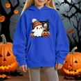 thumbnail image 2 of Otqutp Girls' Oversized Pullover Long Sleeve Halloween Printed Sweatshirt Preppy Fashion Graphic Hoodies Teen Girls Clothes, 2 of 4