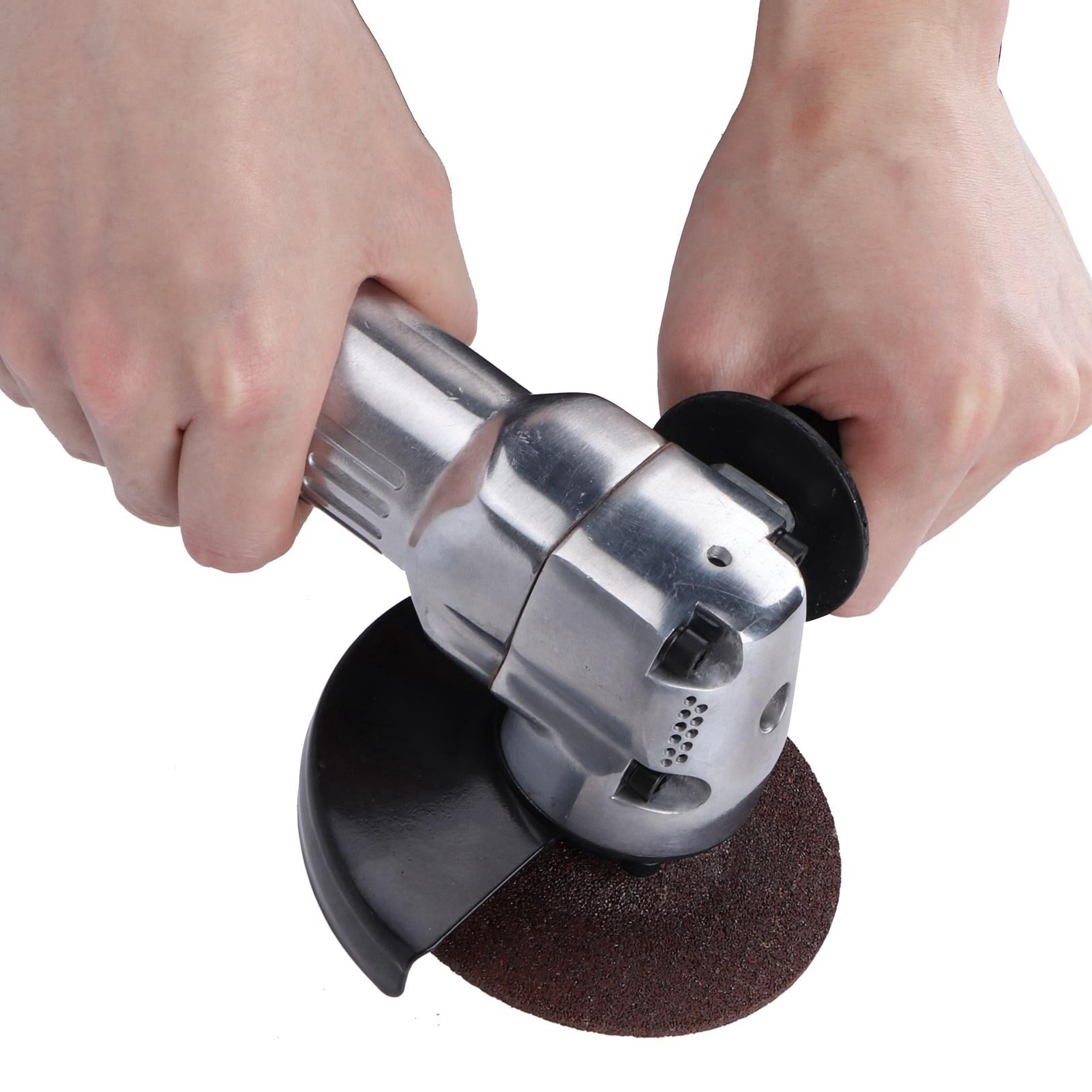 YAHHU 4‑inch Pneumatic Angle Grinder & Polisher – Lightweight Aluminum Alloy, 11,000 rpm, 60 L/min Air, Locking Switch, Multi‑Functional Home & Furniture Tool