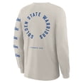 thumbnail image 5 of Men's Fanatics Cream Golden State Warriors Crossover Collection Ball Screen Action Premium Long Sleeve T-Shirt, 5 of 5