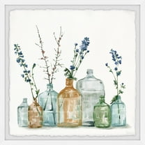 Parvez Taj Hipster Bottles Framed Wall Art