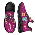 thumbnail image 1 of Zapatillas deportivas de malla con estampado de enfermera para mujer, calzado ligero y casual para correr, con patrón de suministros médicos, 1 of 6