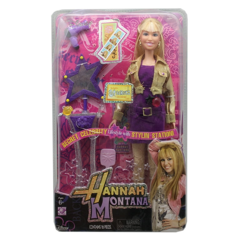 Hannah Montana Doll and Hair/Outfit Styling Station - Walmart.com