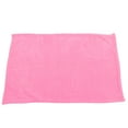 thumbnail image 3 of Acogedora manta de felpa a rayas para interiores y exteriores: rosa pastel, 3 of 8