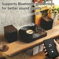 thumbnail image 4 of 3 - Speed Turntable Decorative Record Player Split Bluetooth Vinyl Record Player, 4 of 15