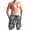 Arabesque Floral Flowers, variant on Dailycode Men's Quick Dry Swim Trunks Beach Shorts Casual Summer Board Shorts with Pockets, Black and Graffiti