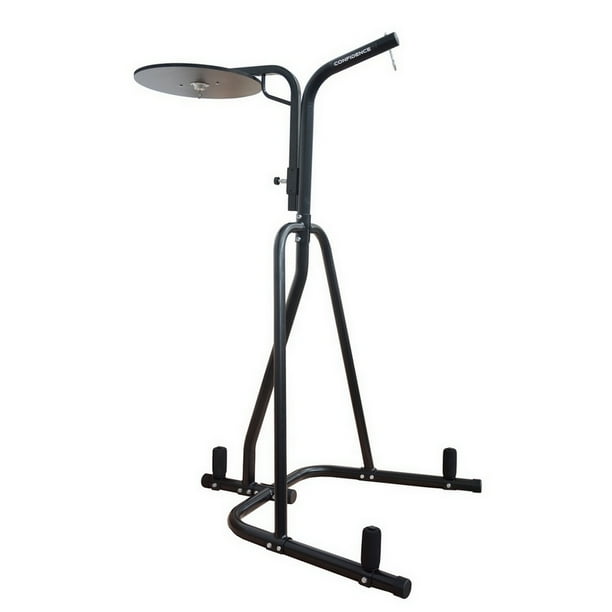 Confidence Dual Station Heavy Duty Boxing Punch Bag Stand Thai Kick