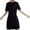 DT-Black, variant on DailyTrove Women's Short Sleeve Sheath Dress-Crew Neck-Knee-Length-Stretch Fabric-for Work/Daytime Event-Slim Fit